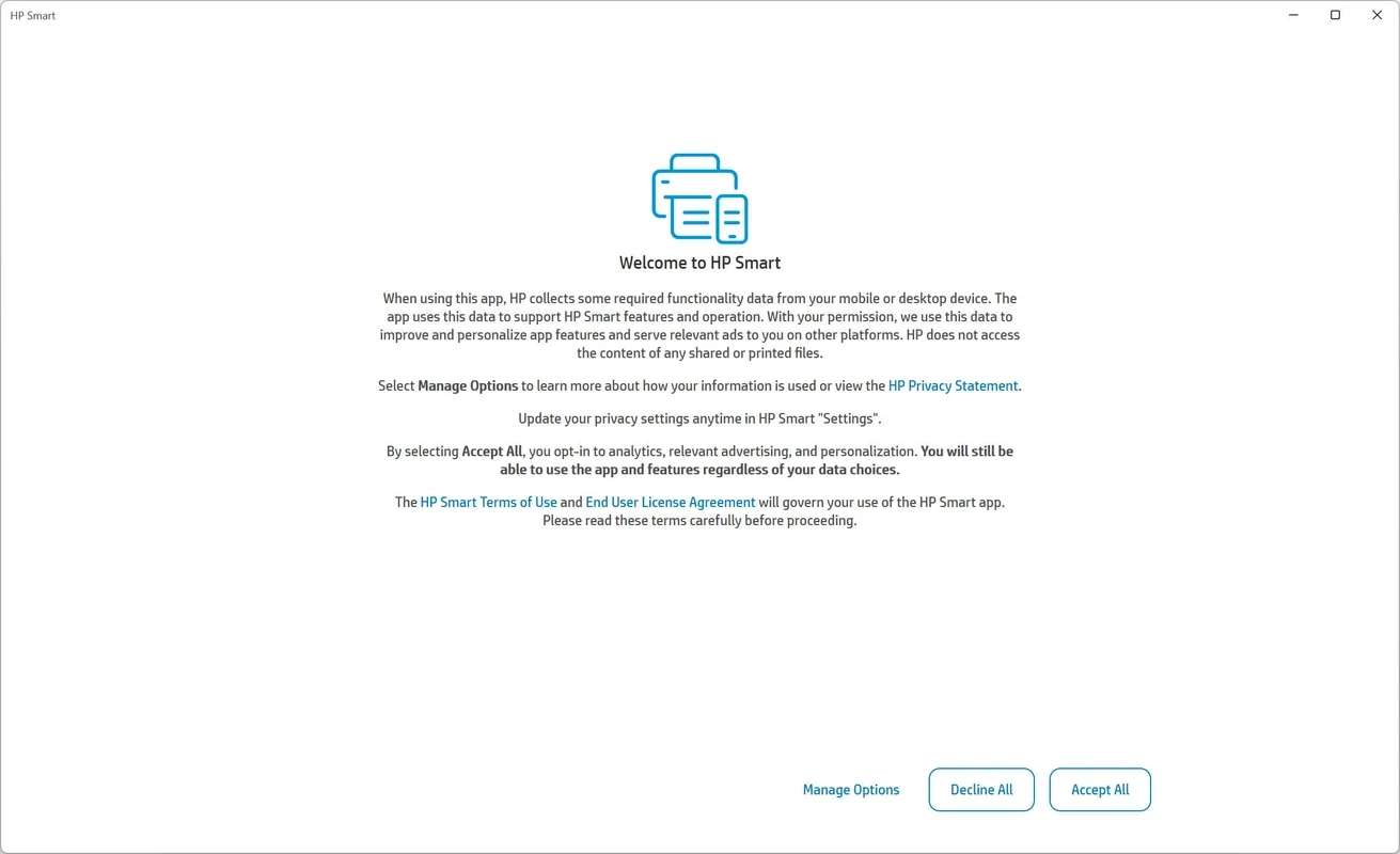 HP Smart — لقطة شاشة 2